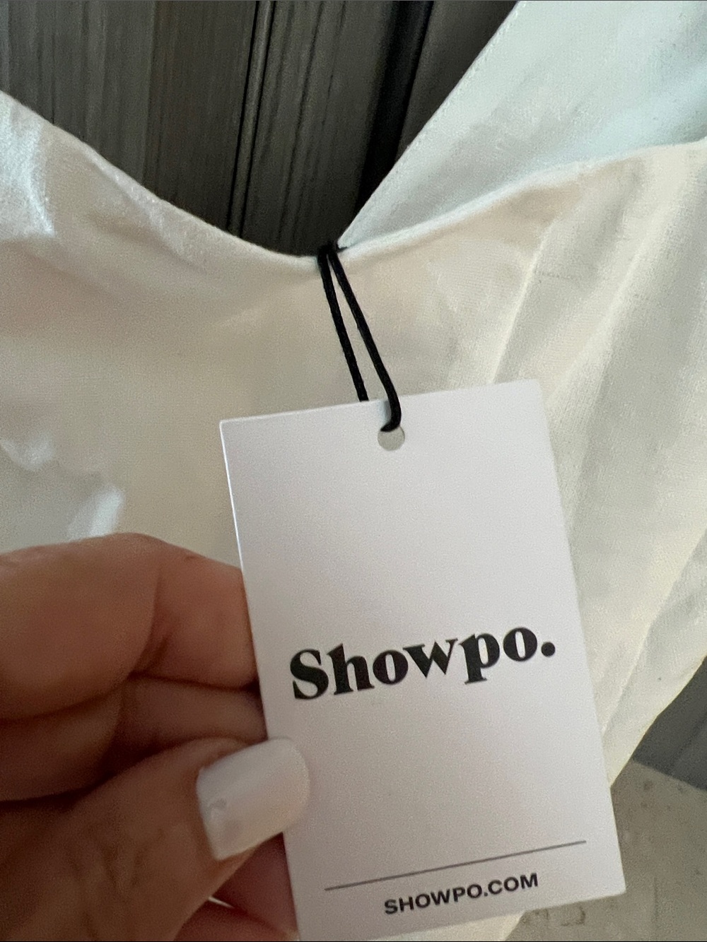 NWT REVOLVE Australia SHOWPO Adiana line blend smocked back mini dress US 2 - Picture 4 of 11